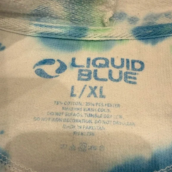 Grateful Dead Tie-Dye Oversized Hoodie Sweatshirt Unisex SZ L/XL* #GratefulDead - Picture 5 of 6